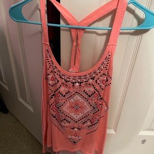 Neon Orange Tank Top